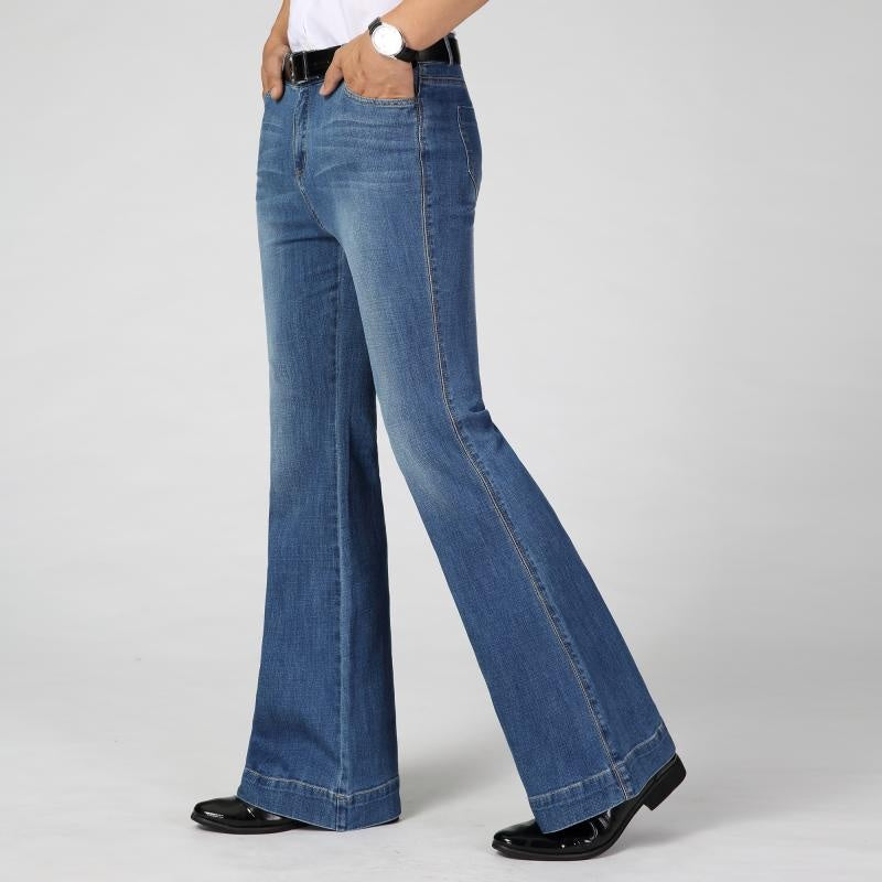 60s 70s Vintage Wide Leg Jeans