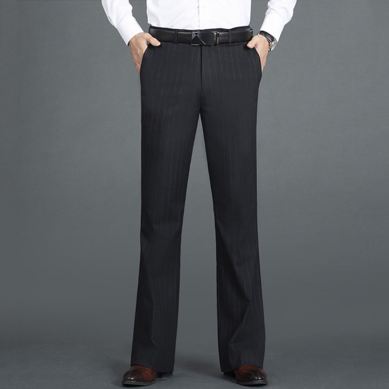 Hot Men's Flared Trousers Formal Pants Bell Bottom Pant Dance White Suit  Pants Suit Pants for Men Size 28-37 - AliExpress