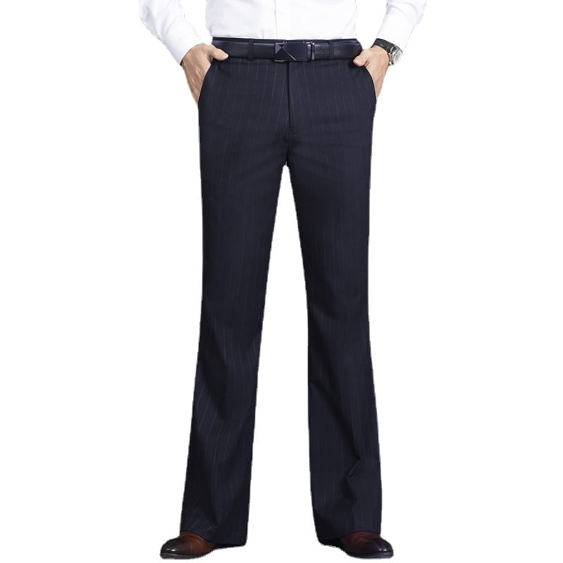 Men Formal Flared Bell Bottom Dress Pants Stretch Smart Casual Trousers  Bootcut | eBay