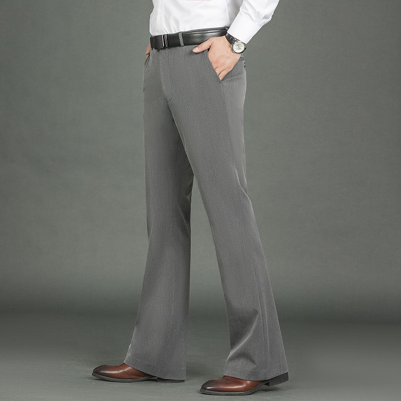 Men Bell Bottom Flared Pants 60s 70s Stretch Formal Dress Trousers Vintage  – HAORUN