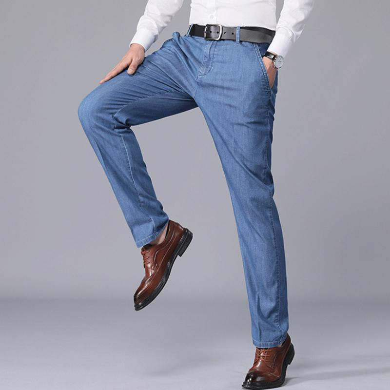 Loose Straight Leg Business Jeans