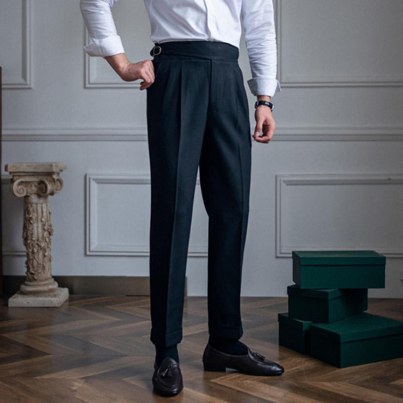 Double Pleated Classic Fit Dress Pants