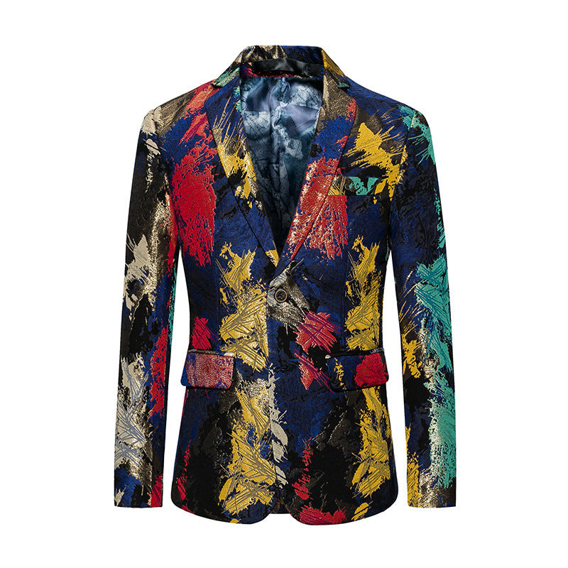 Single-Breasted Colorful Slim Fit Blazer